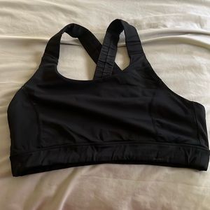 Glyder Black Sports Bra XL